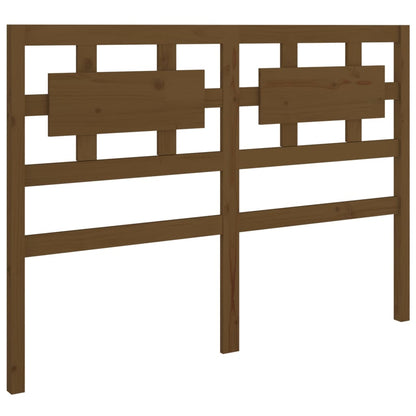 Solid Wood Pine Honey Brown Bed Headboard 205.5x4x100 cm