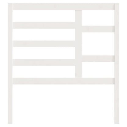 Solid Pine White Headboard 96x4x104 cm - Elegant Bedroom Décor