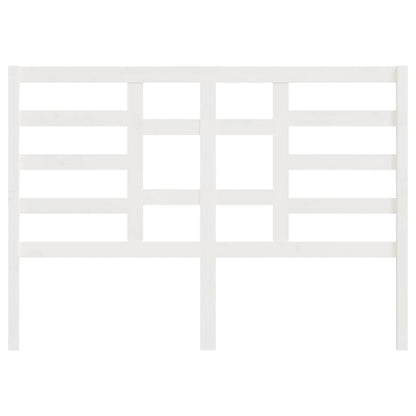 Solid Pine White Headboard 146x4x104 cm - Elegant Bedroom Decor
