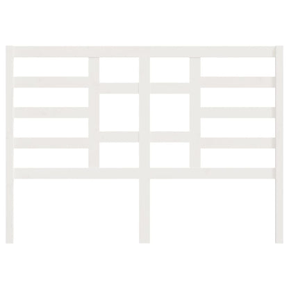Solid Pine White Bed Headboard - 166x4x104 cm