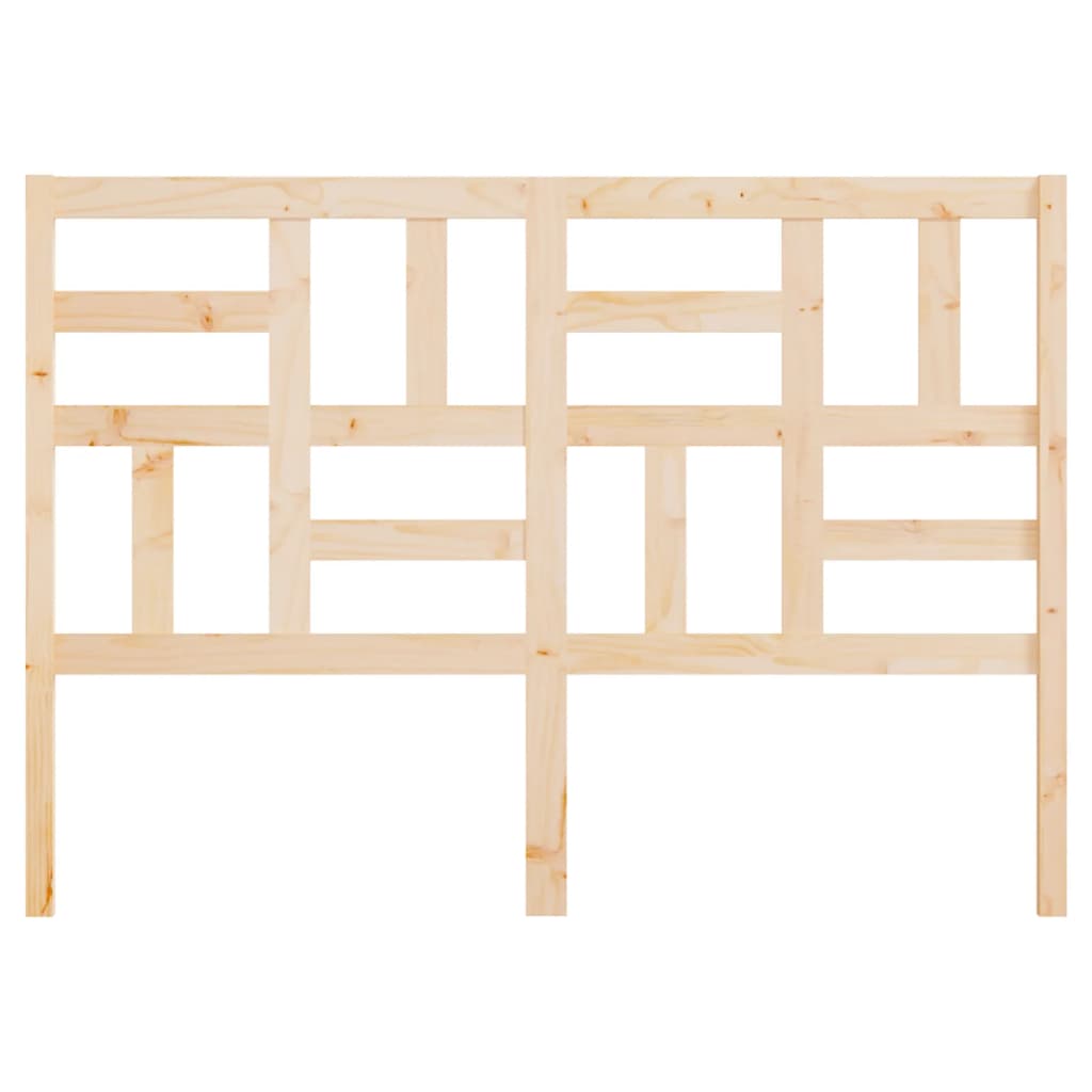 Solid Pine Wood Headboard for Beds - 141x4x104 cm Elegant Design