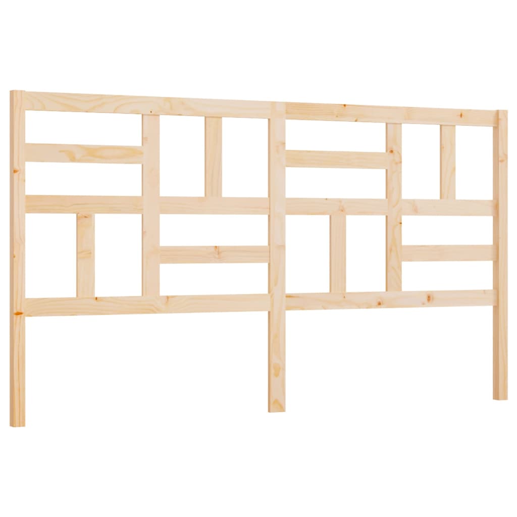Solid Pine Wood Headboard, 186x4x104 cm - Sturdy & Stylish Design