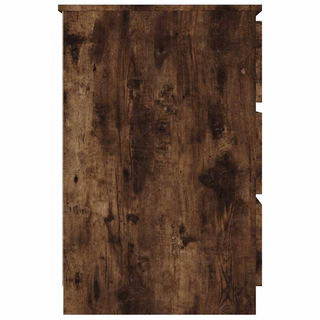 Smoked Oak Writing Desk, 140x50x77 cm, Engineered Wood
