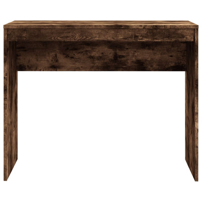 Smoked Oak Desk 90x40x72 cm - Engineered Wood Furniture