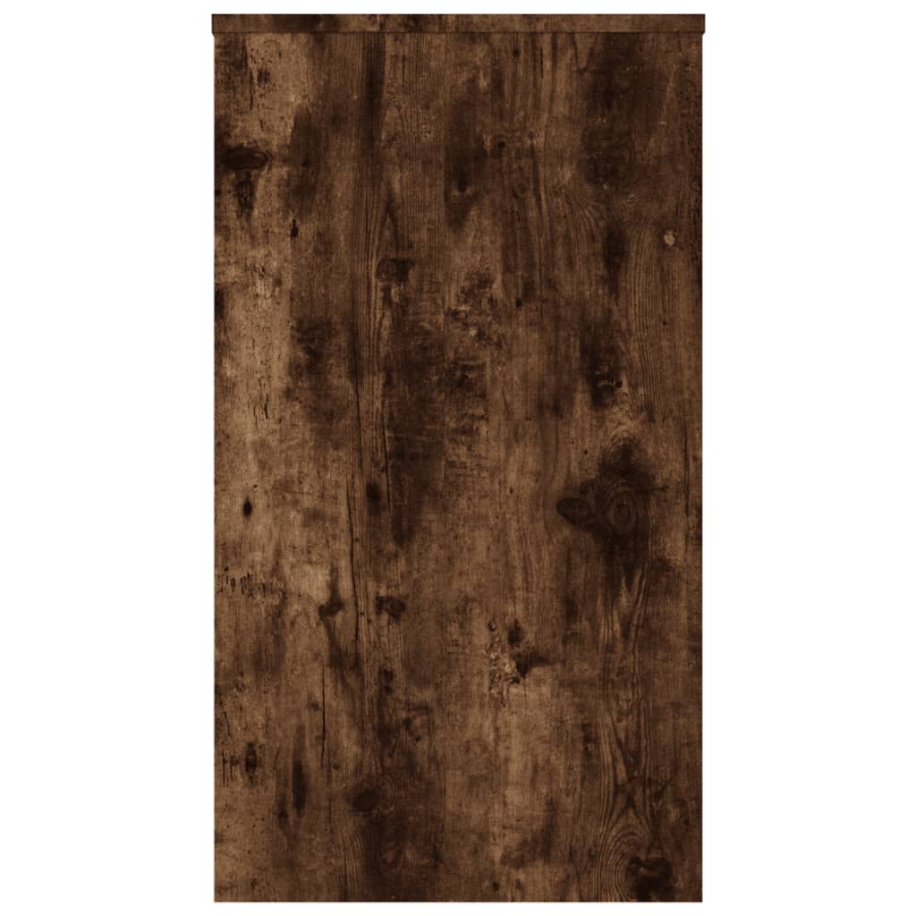 Smoked Oak Desk 90x40x72 cm - Engineered Wood Furniture