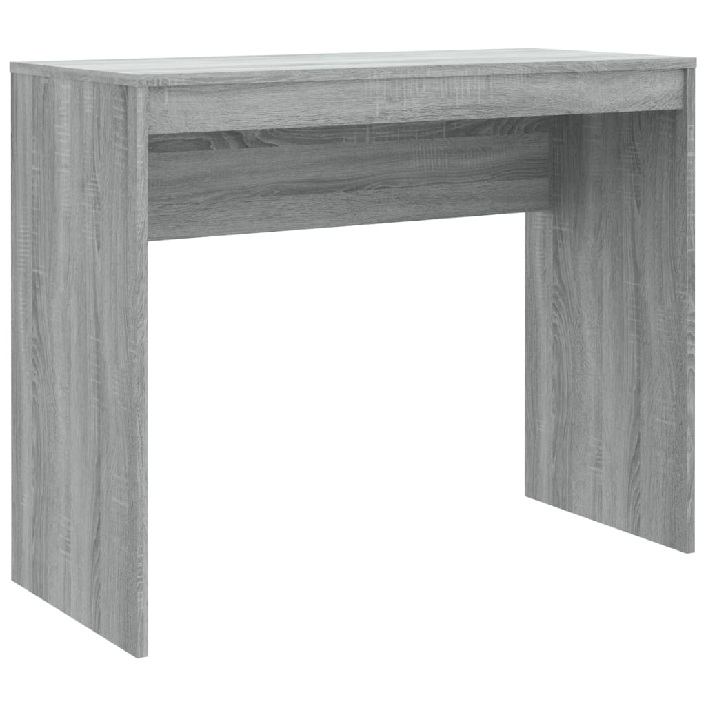 Grey Sonoma Engineered Wood Desk - 90x40x72 cm