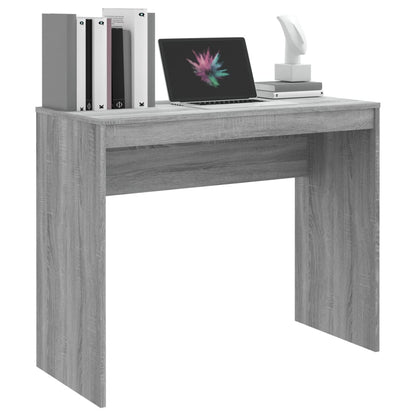 Grey Sonoma Engineered Wood Desk - 90x40x72 cm
