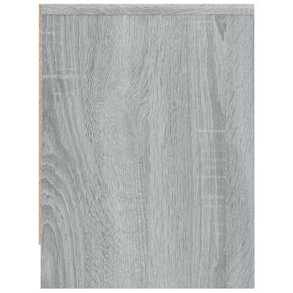 Grey Sonoma Bedside Cabinet, 40x30x40 cm, Engineered Wood