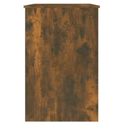 Elegant Smoked Oak Desk, 100x50x76 cm - Engineered Wood