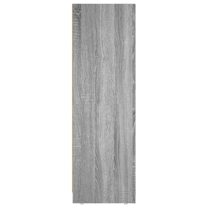 Sonoma Grey Bathroom Cabinet - Engineered Wood, 30x30x95 cm