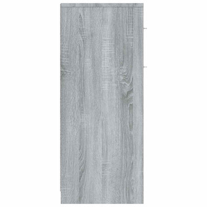 Grey Sonoma Bathroom Cabinet - 60x33x80 cm Engineered Wood