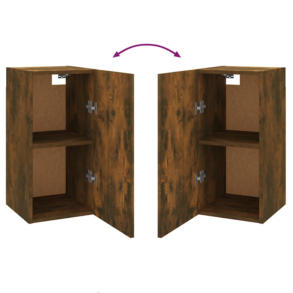 TV Cabinet Smoked Oak 30.5x30x60 cm Engineered Wood