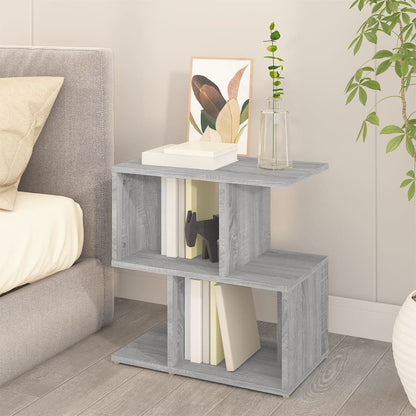 Grey Sonoma Bedside Cabinet 50x30x51.5cm - Engineered Wood