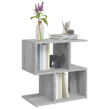 Grey Sonoma Bedside Cabinet 50x30x51.5cm - Engineered Wood