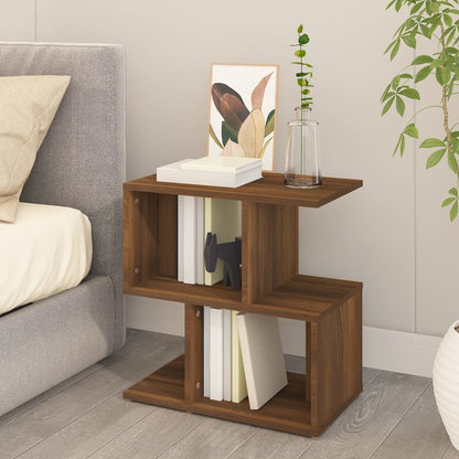 Brown Oak Bedside Cabinet 50x30x51.5 cm - Engineered Wood