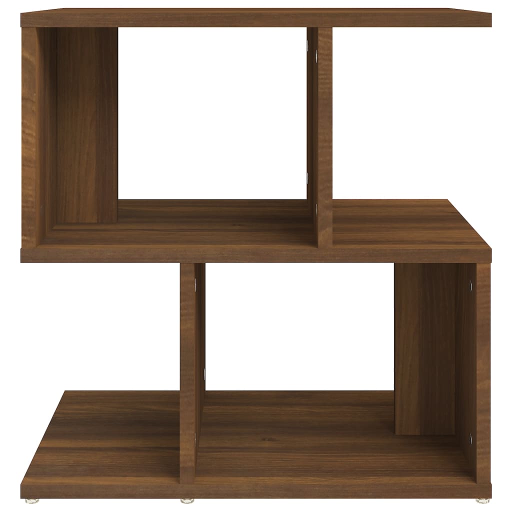 Brown Oak Bedside Cabinets Set - 2 pcs, Engineered Wood, 50x30x51.5 cm