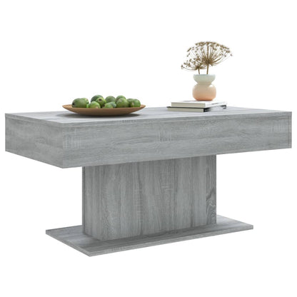Coffee Table Grey Sonoma 96x50x45 cm Engineered Wood
