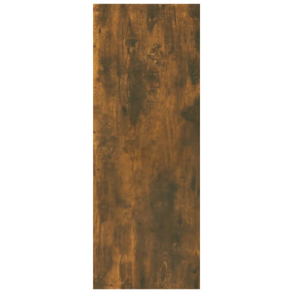 Smoked Oak Console Table - Engineered Wood, 105x30x80 cm