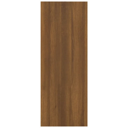 Brown Oak Console Table 105x30x80 cm - Engineered Wood