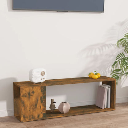 100x24x32 cm Smoked Oak TV Cabinet in Engineered Wood