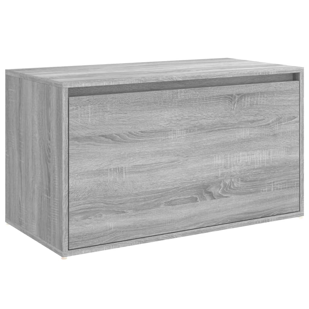 Grey Sonoma Hall Bench: 80x40x45 cm Engineered Wood