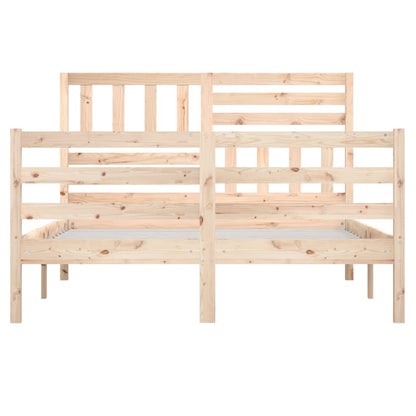Solid Wood Bed Frame 120x200 cm - Durable, Stylish Furniture