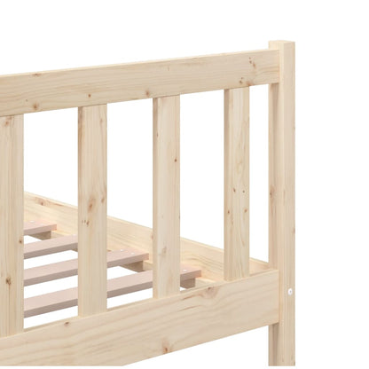 Solid Wood Bed Frame 200x200 cm - vidaXL, No Mattress Included