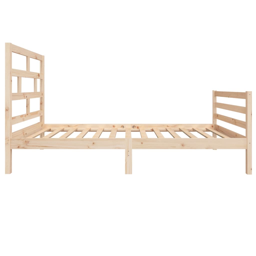Solid Wood Bed Frame 100x200 cm - vidaXL (No Mattress)