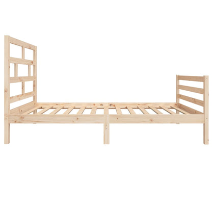 Solid Wood Bed Frame 100x200 cm - vidaXL (No Mattress)