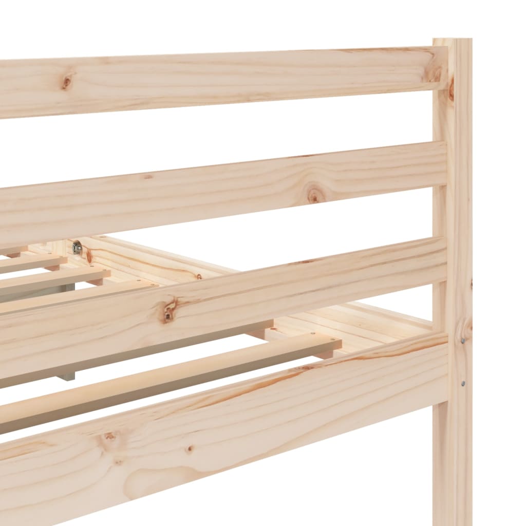 Solid Wood Bed Frame 100x200 cm - vidaXL (No Mattress)