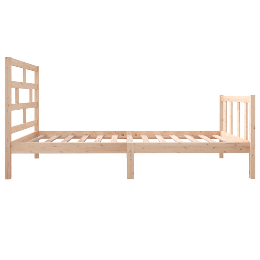 Solid Wood Bed Frame 100x200 cm - vidaXL (No Mattress)