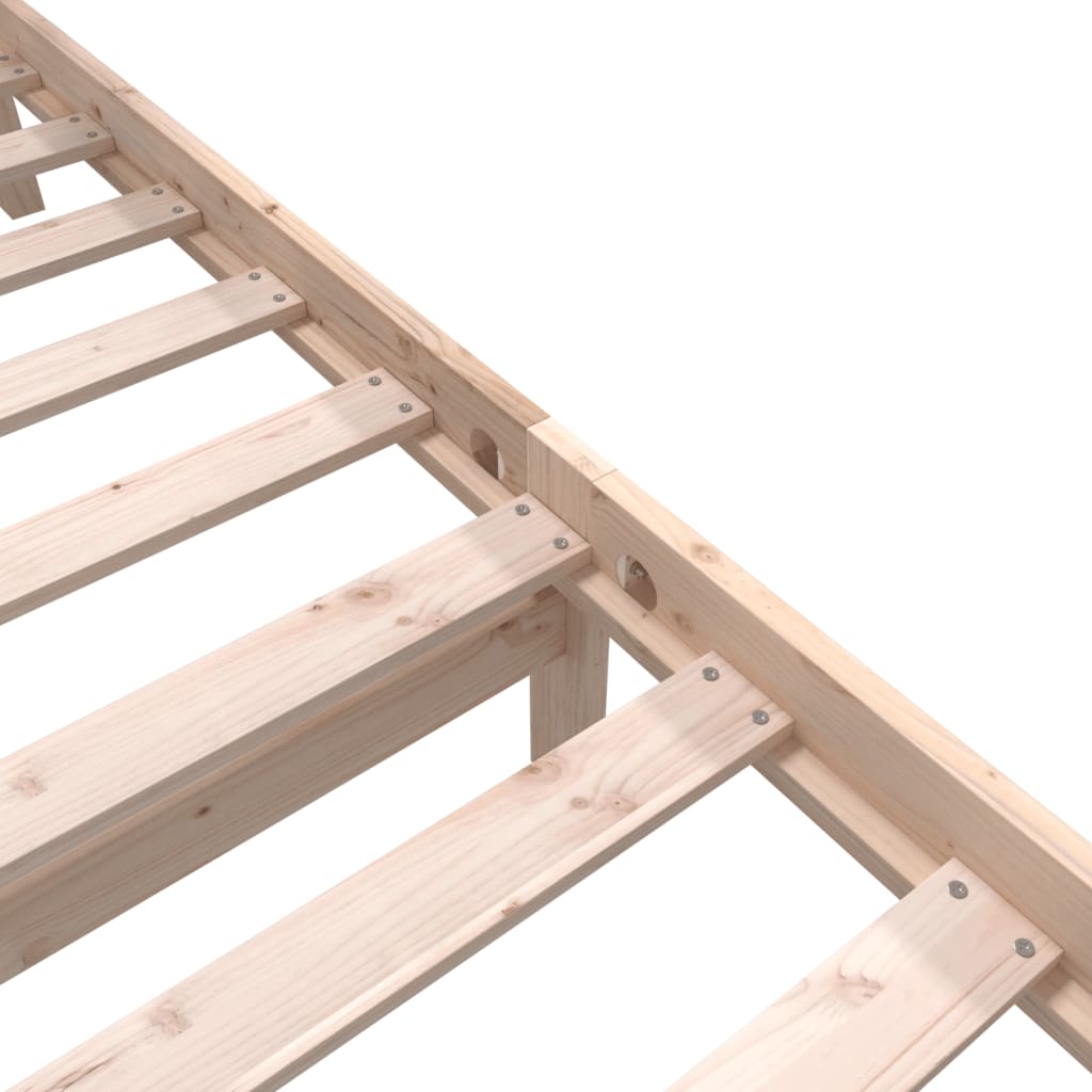 Solid Wood Bed Frame 100x200 cm - vidaXL (No Mattress)
