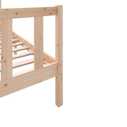Solid Wood Bed Frame 100x200 cm - vidaXL (No Mattress)