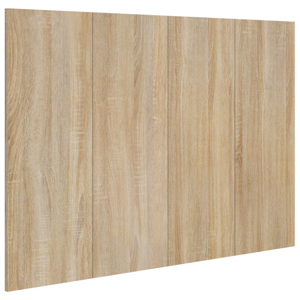 Sonoma Oak Bed Headboard 120x1.5x80 cm - Engineered Wood
