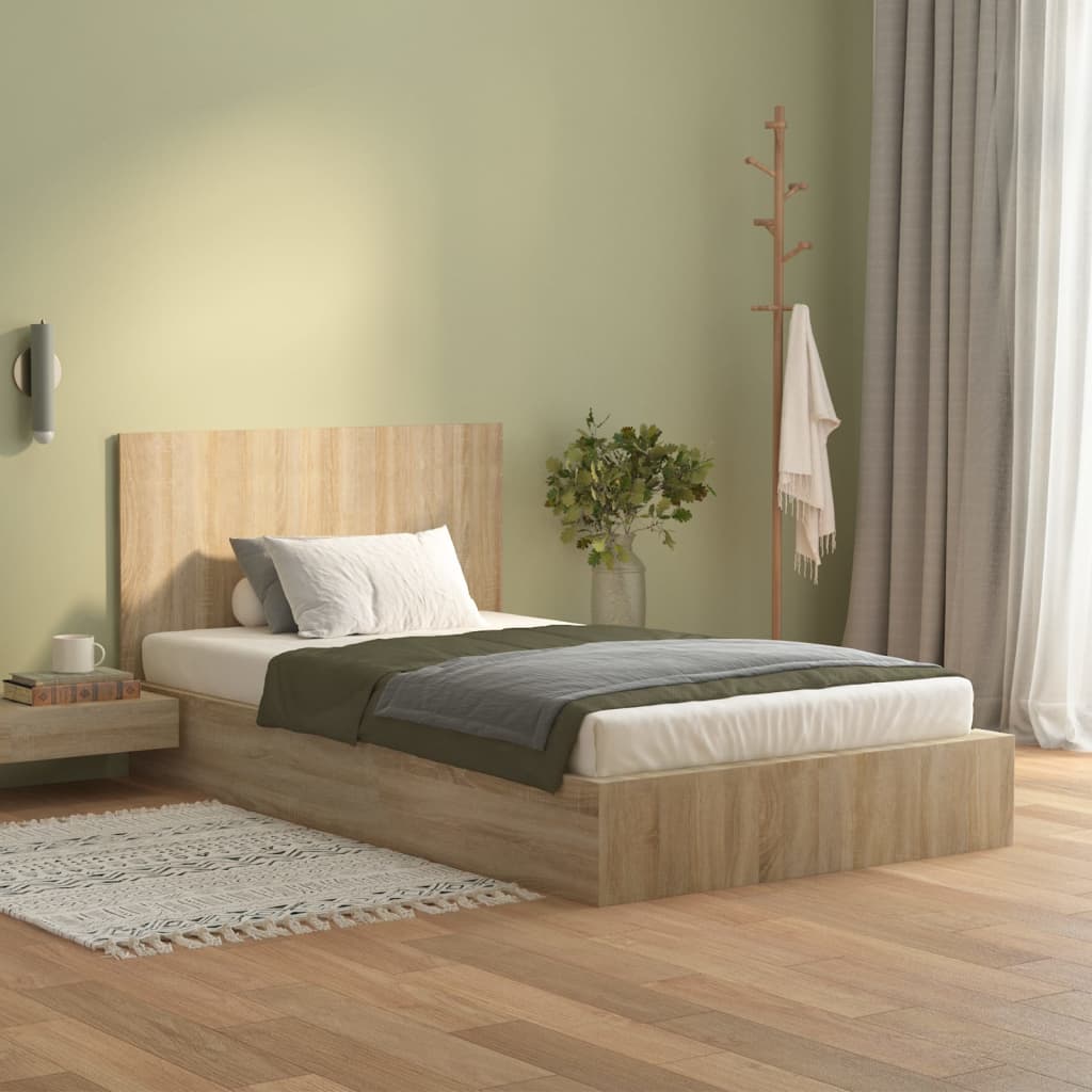 Sonoma Oak Bed Headboard 120x1.5x80 cm - Engineered Wood