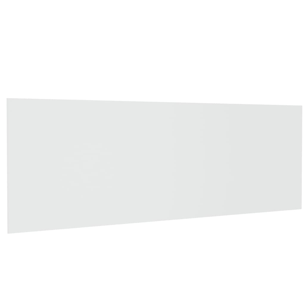 White Engineered Wood Wall Headboard 240x80 cm