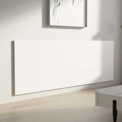 White Engineered Wood Wall Headboard 240x80 cm