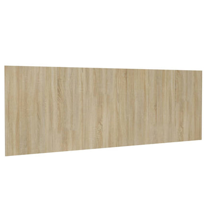 Sonoma Oak Wall Headboard 240x80cm - Engineered Wood Elegance