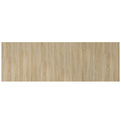Sonoma Oak Wall Headboard 240x80cm - Engineered Wood Elegance