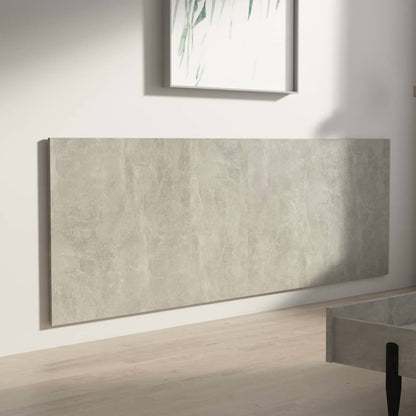Concrete Grey Engineered Wood Wall Headboard 240x80 cm