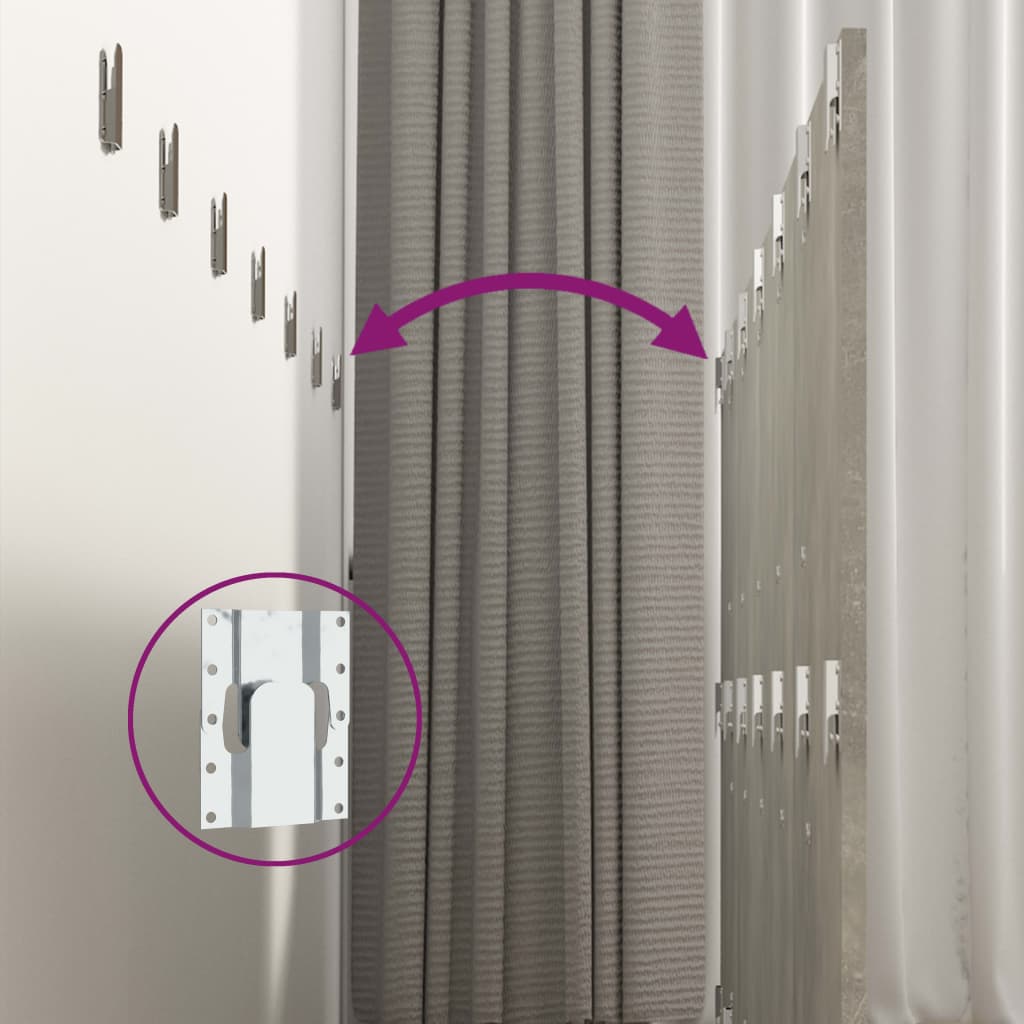 Concrete Grey Engineered Wood Wall Headboard 240x80 cm