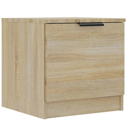 Sonoma Oak Bedside Cabinets 2pcs - Compact 40x39x40 cm Design