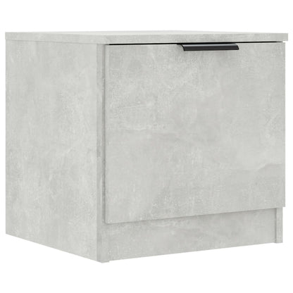 Set of 2 Concrete Grey Bedside Cabinets 40x39x40 cm
