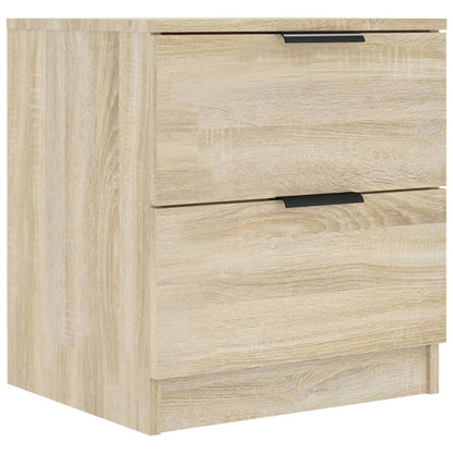 Sonoma Oak Bedside Cabinets 2 Pcs - Stylish Engineered Wood