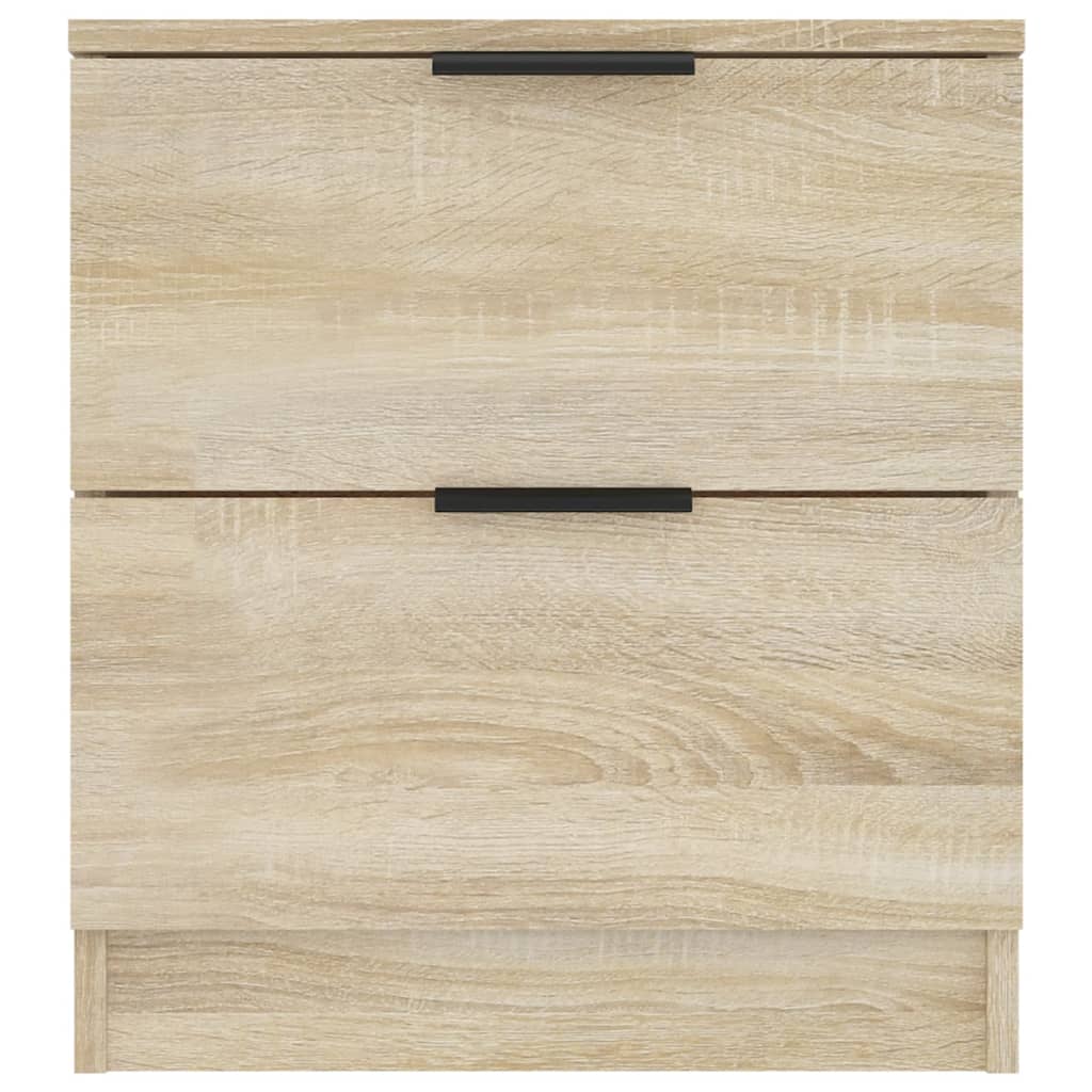 Sonoma Oak Bedside Cabinets 2 Pcs - Stylish Engineered Wood
