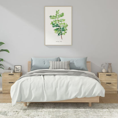 Sonoma Oak Bedside Cabinets 2 Pcs - Stylish Engineered Wood