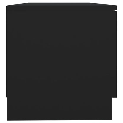 TV Cabinet Black 80x35x36.5 cm Engineered Wood