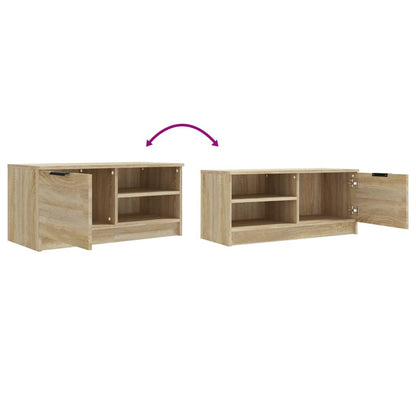 TV Cabinet Sonoma Oak 80x35x36.5 cm Engineered Wood