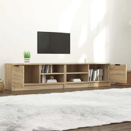 TV Cabinets 2 pcs Sonoma Oak 80x35x36.5 cm Engineered Wood