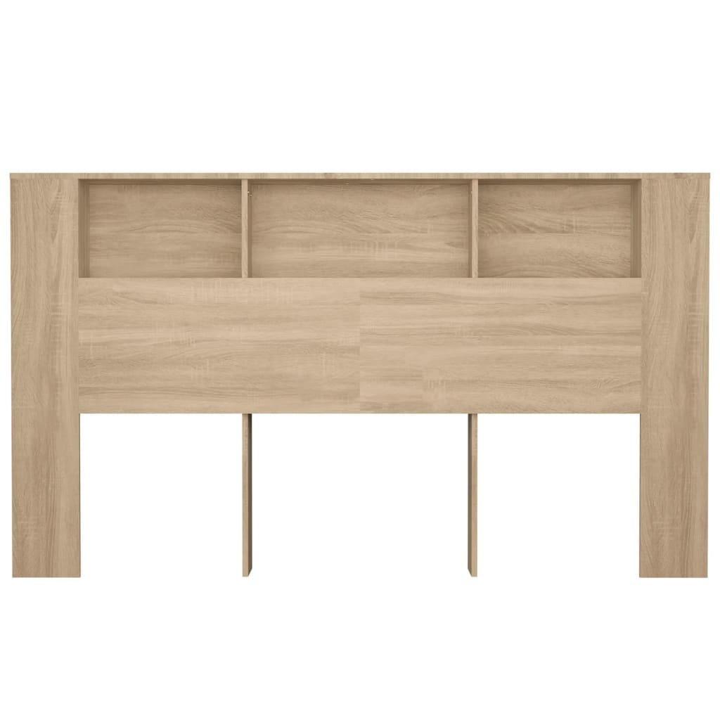 Sonoma Oak Headboard Cabinet 180x18.5x104.5 cm - Stylish & Functional